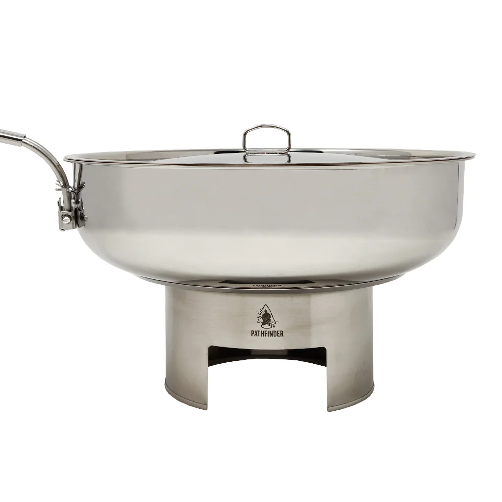 10" Stainless Steel Skillet and Lid - Image 15