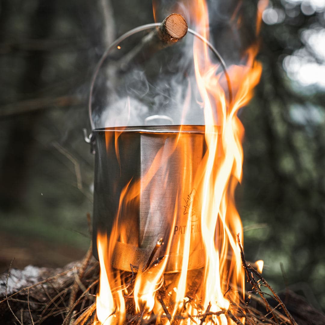 Stainless Steel 64oz. Bush Pot - Image 9
