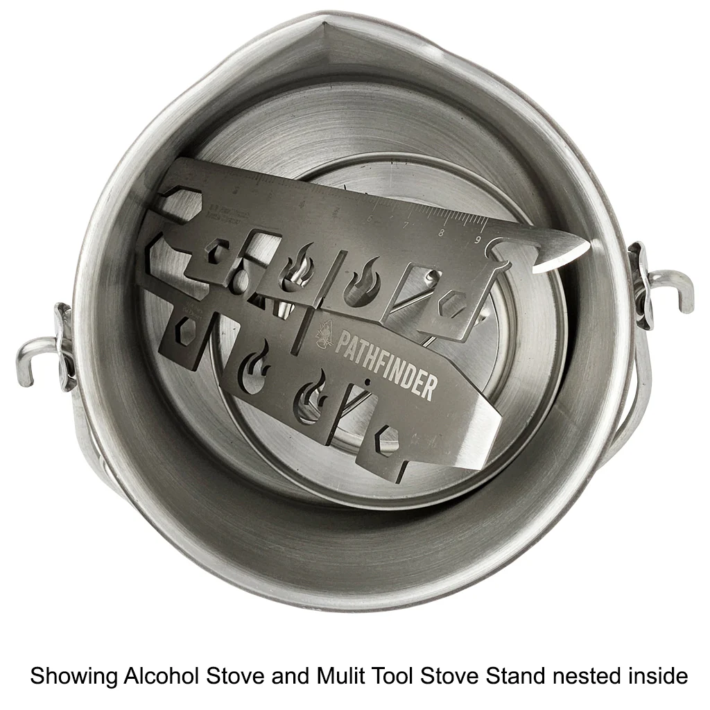 Stainless Steel 1QT. Bush Pot - Image 14