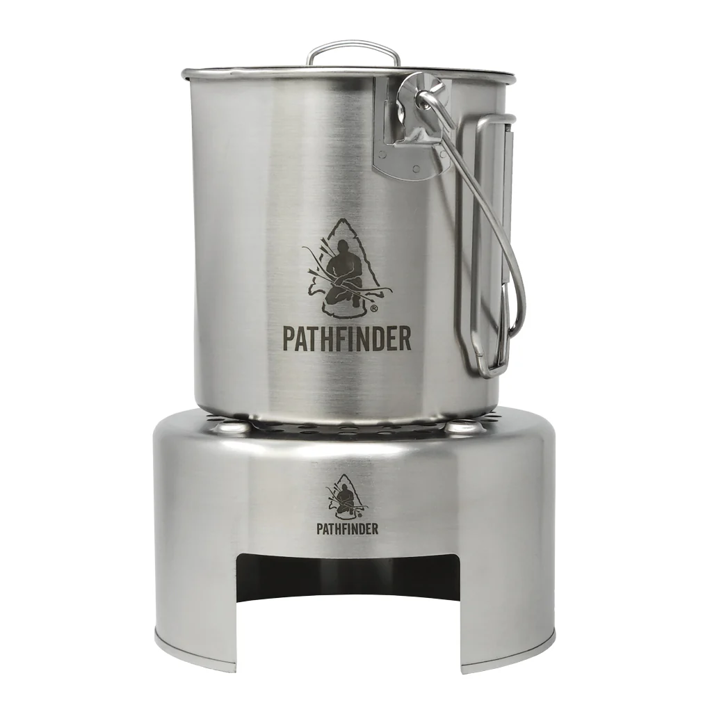 Stainless Steel 1QT. Bush Pot - Image 15