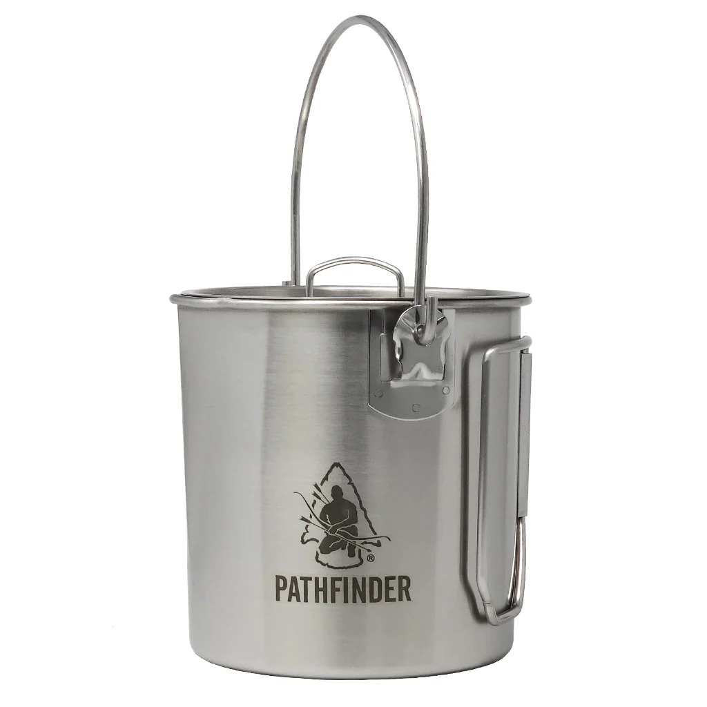 Stainless Steel 1QT. Bush Pot - Image 6