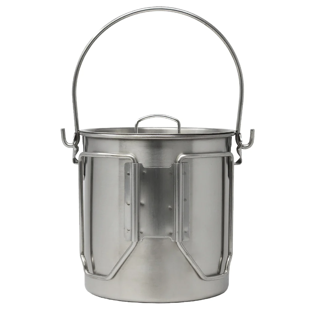 Stainless Steel 1QT. Bush Pot - Image 7
