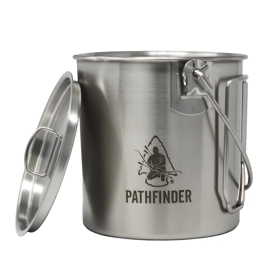 Stainless Steel 1QT. Bush Pot - Image 9